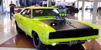 sublime green 1968 dodge hemi charger vidoe