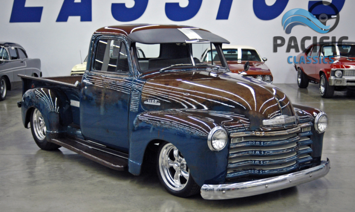 1951 chevy 3100 pick up truck patina paint