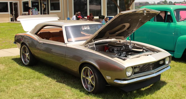 rebuilt 1968 chevy camaro show car