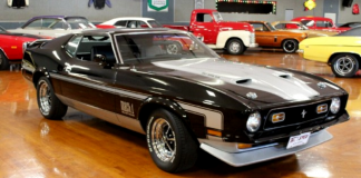 restored 1971 mustang mach 1 m-code