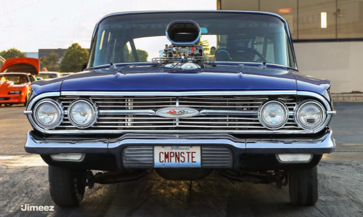 blown 1960 chevrolet biscayne at route 66