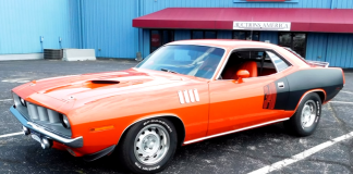 stock 1971 plymouth cuda 340 four barrel