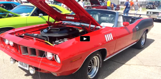 convertible 1971 plymouth cuda 440 six pack video