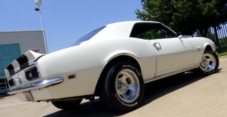 white 1968 chevy camaro restoration