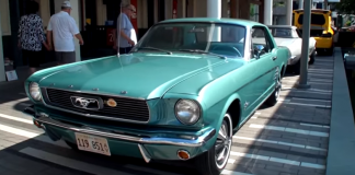rare 1966 ford mustang hard top in tahoe turquoise