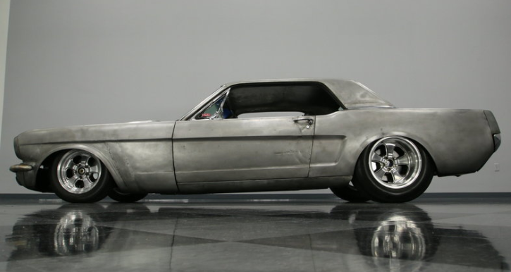heavily modified 1965 ford mustang