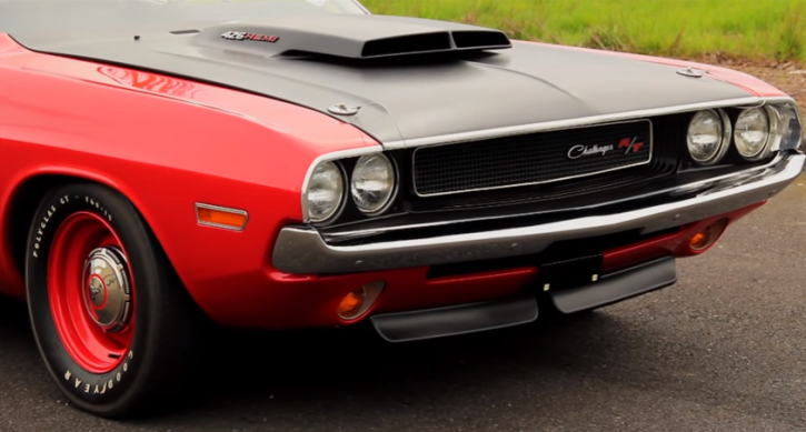 bright red 1970 dodge challenger rt 426 hemi 