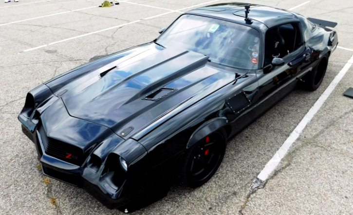 blacked out 1979 camaro z28 NSRA street rod nationals