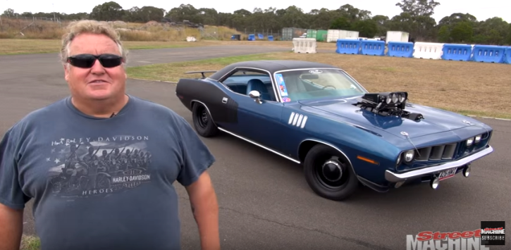 blown 1971 plymouth hemi cuda street machine