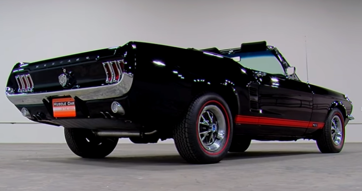 triple black 1967 mustang convertible 289 k-code brothers collection
