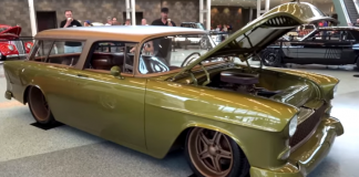1955 chevy nomad custom wagon gone mad 55
