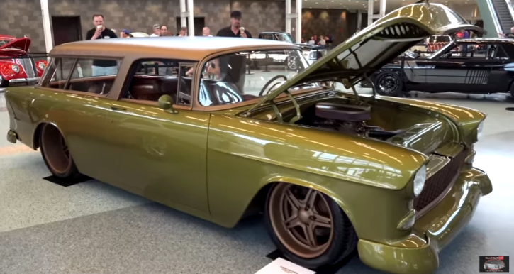 1955 chevy nomad custom wagon gone mad 55