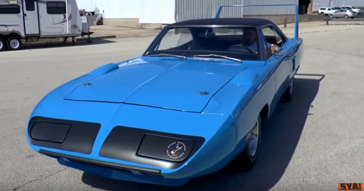 petty blue 1970 plymouth super bird collector car