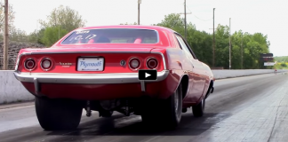 tubbed plymouth cuda 440 drag racing mopar nationals