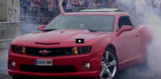 gen 5 chevrolet camaro muscle cars burnouts video