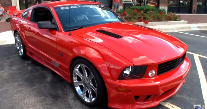rare 2006 ford saleen s281 mustang in torch red