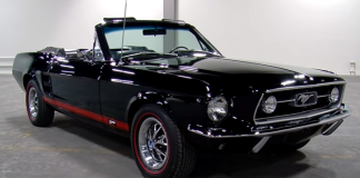 convertible 1967 ford mustang 289 k-code collector car