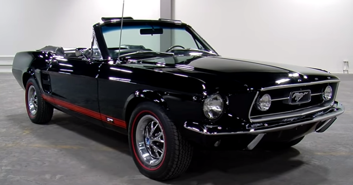 convertible 1967 ford mustang 289 k-code collector car