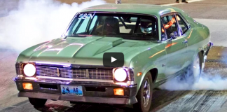 1970 chevrolet nova drag racing at ethanol nationals