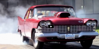 1966 plymouth savoy drag racing at mopar nationals