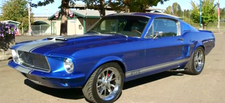 acapulco blue 1967 mustang fastback gt390