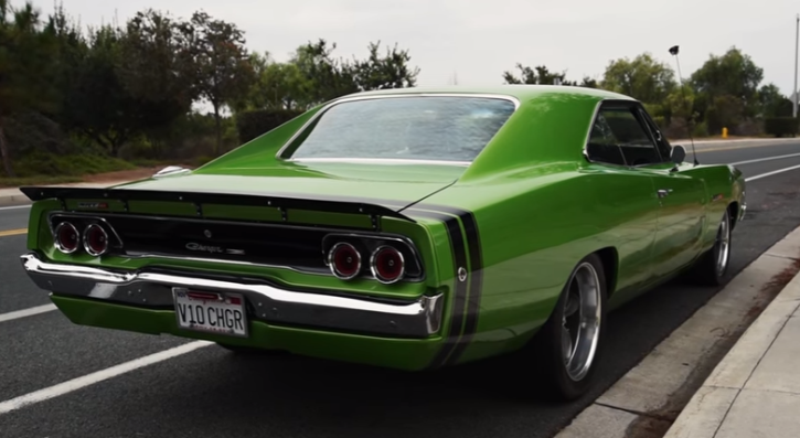 custom built 1968 dodge charger in envy green