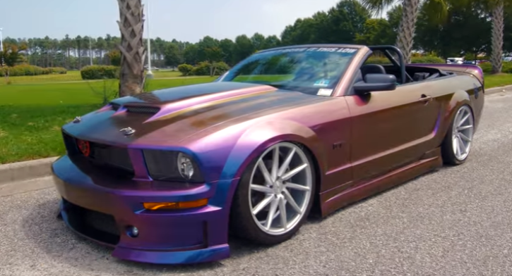 custom built 2008 ford mustang convertible