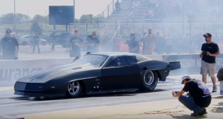 jeff lutz twin turbocharged camaro drag racing