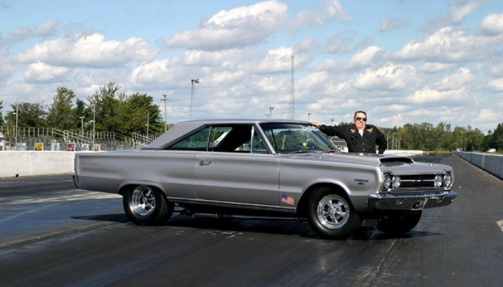 hemi powered 1967 plymouth gtx silver bullet