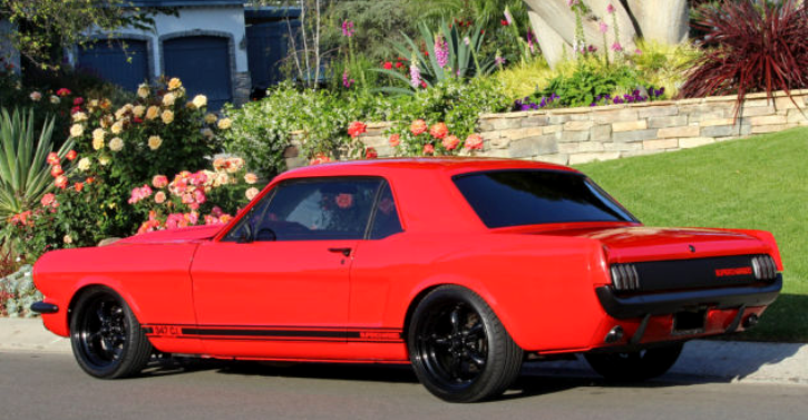 supercharged 1966 mustang 347 stroker 5-speed