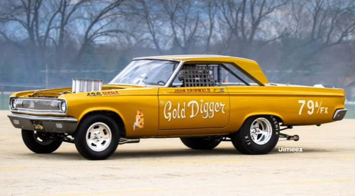 dodge hemi coronet drag car