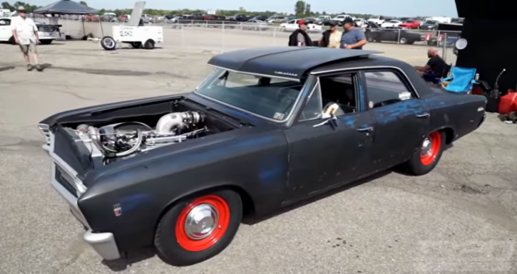 turbo 1967 chevelle malibu drag racing