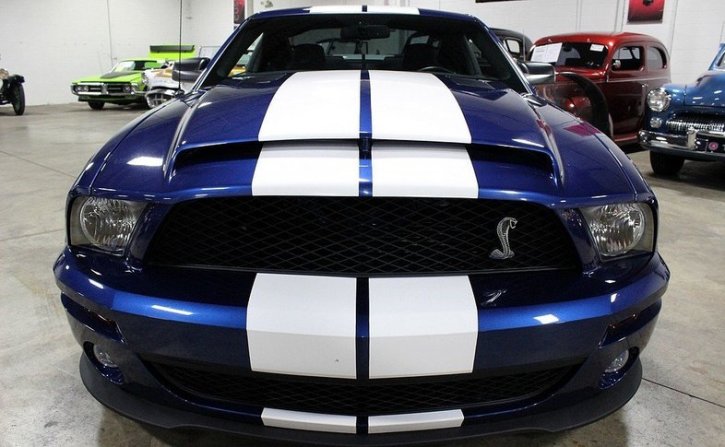 vista blue 2007 ford mustang shelby gt500