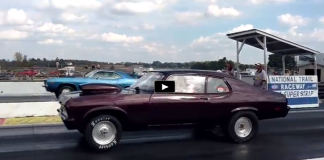 big block chevrolet nova pro street drag racing