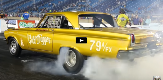 1965 dodge hemi coronet gold digger drag racing