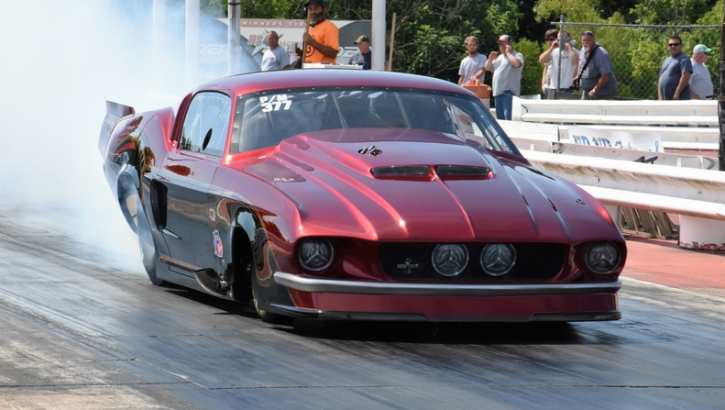 judd coffman 1967 mustang shelby gt500 promod wins top dog