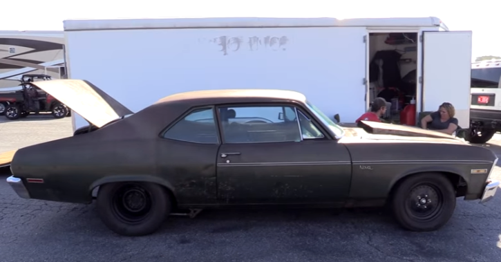 twin turbocharged chevrolet nova sleeper street car takeover