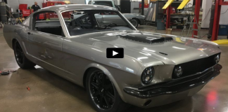 custom 1965 mustang fastback roush yates nascar engine