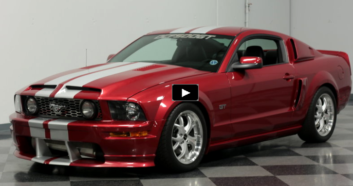 burgundy 2005 mustang dcf500gt limited edition