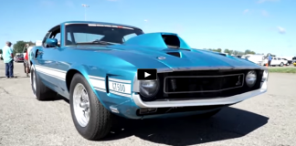 all motor shelby mustang gt500 drag racing