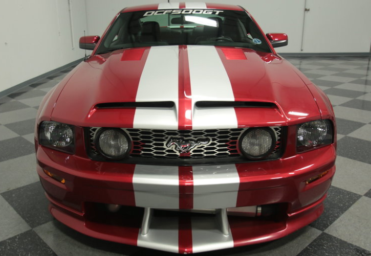 burgundy 2005 mustang dcf500gt limited edition