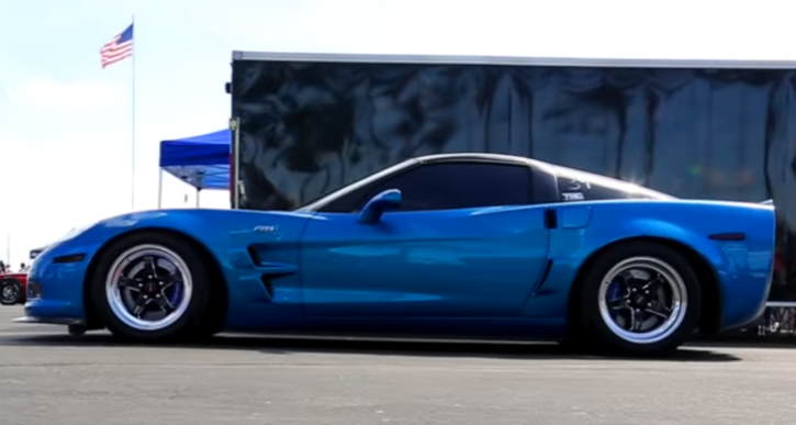 blue devil zr1 corvette video