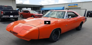 1969 dodge charger daytona 426 hemi burnout