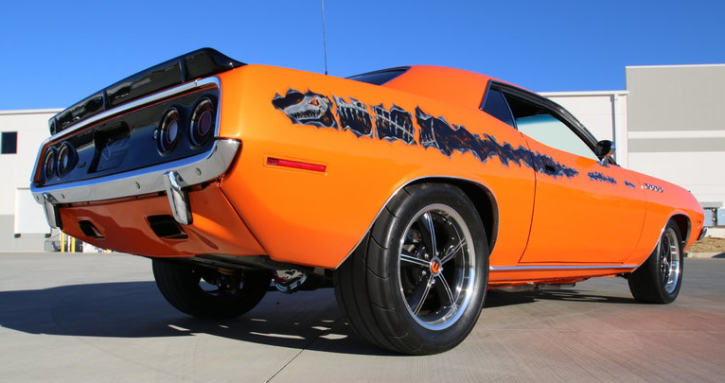 custom built 1974 plymouth cuda