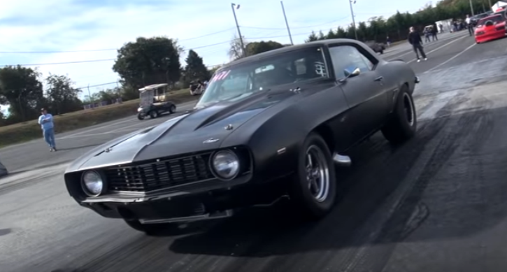 twin turbo lsx 1969 camaro drag racing