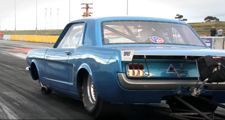 7 second naturally aspirated small block mustang drag racing