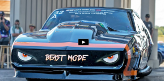 4000hp twin turbo beast mode camaro at drag week