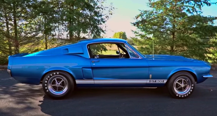 1967 shelby gt500 mustang with 427 engine