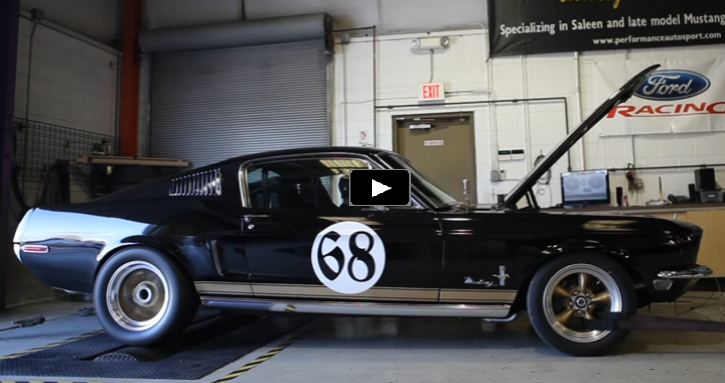 1968 ford mustang dyno session