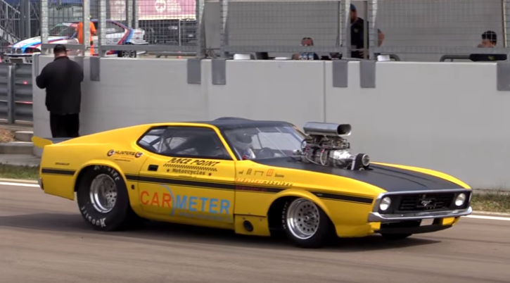 1300hp ford mustang mach 1 drag racing